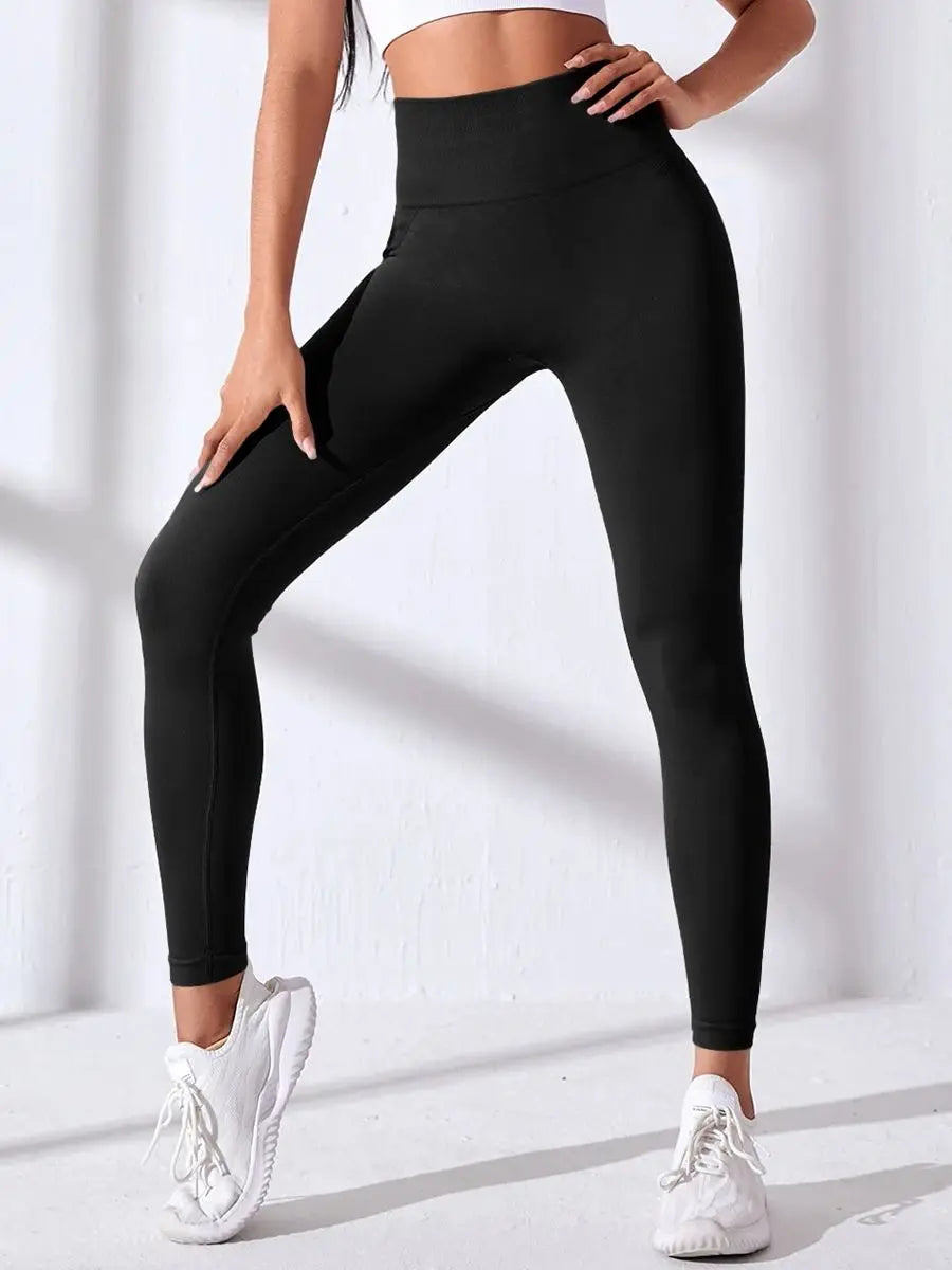 Seamless Peach Buttocks Leggings Women's Smile Contour Scrunch Butt