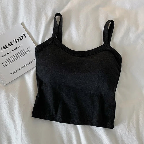 Seamless Camisole for Women Fitness Crop Tops Summer Thin Elegant Sexy