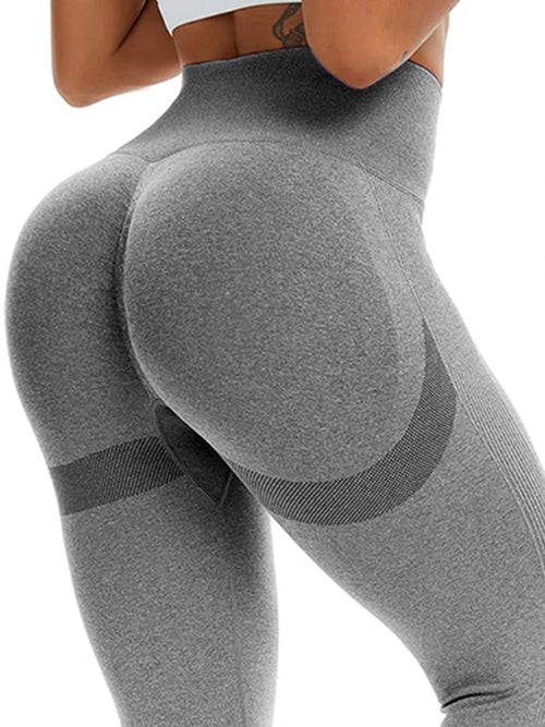 Seamless Peach Buttocks Leggings Women's Smile Contour Scrunch Butt