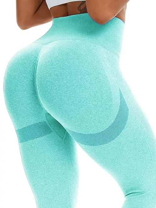 Seamless Peach Buttocks Leggings Women's Smile Contour Scrunch Butt