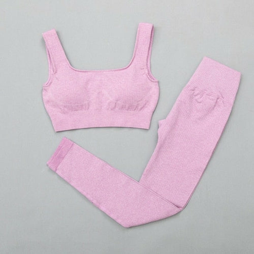 Women's sportswear High Waist Sports Bra+ Legging Gym Clothing